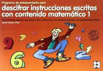 Descifrar instrucciones escritas en contenido matemático 1. Programa de entrenamiento en planificación