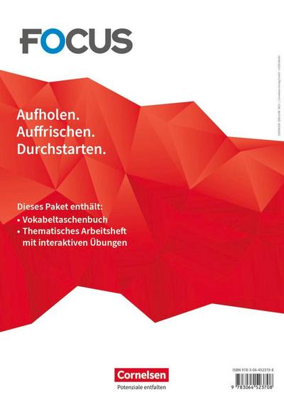 Focus on Grammar B1/B2. Vokabeltaschenbuch und Thematisches Arbeitsheft mit interaktiven Übungen (Im Paket)