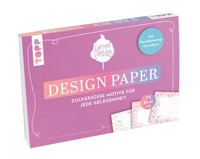 Handlettering Design Paper Block Cotton Candy A5