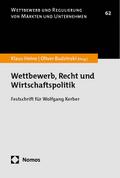 Wettbewerb, Recht und Wirtschaftspolitik