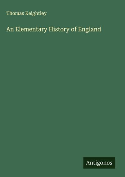 An Elementary History of England