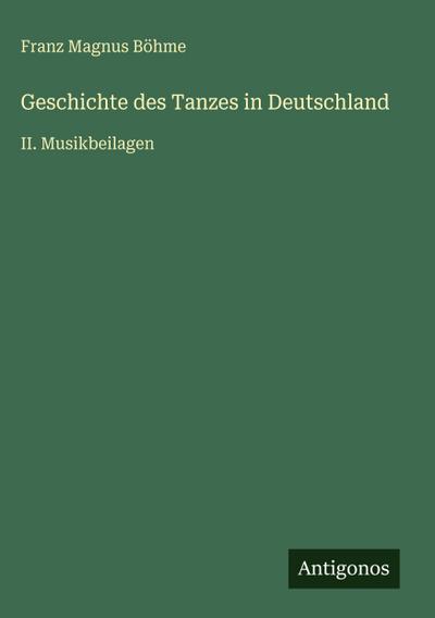 Geschichte des Tanzes in Deutschland