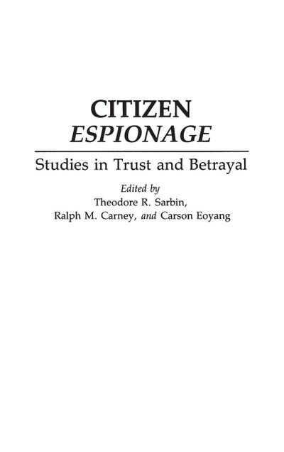 Citizen Espionage