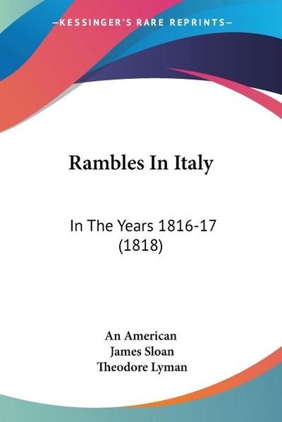 Rambles In Italy