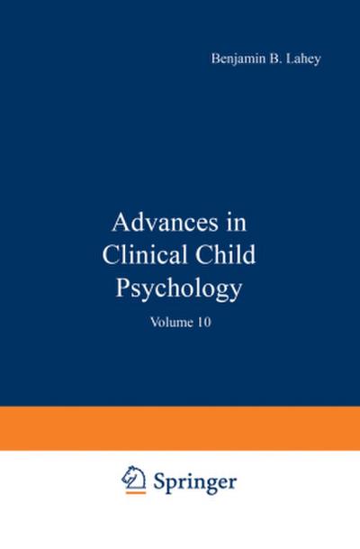 Advances in Clinical Child Psychology