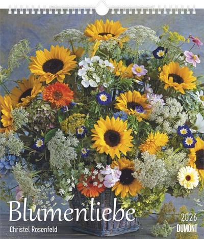 Blumenliebe 2026 - Foto-Kalender - Wand-Kalender - 30x34 - Blumen-Liebe