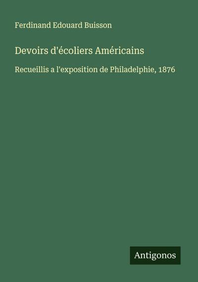 Devoirs d’écoliers Américains