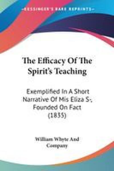 The Efficacy Of The Spirit’s Teaching