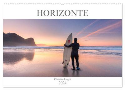 Horizonte (Wandkalender 2024 DIN A2 quer), CALVENDO Monatskalender