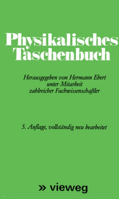 Physikalisches Taschenbuch