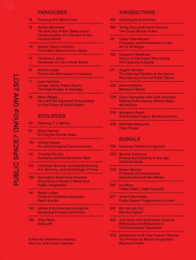 Public Space? Lost and Found