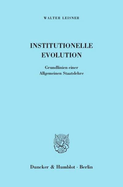 Institutionelle Evolution.