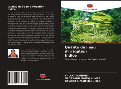 Qualité de l’eau d’irrigation Indice