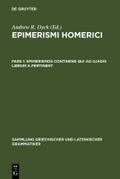 Epimerismos continens qui ad Iliadis librum A pert