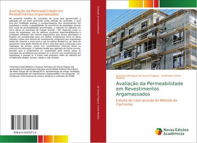 Avaliação da Permeabilidade em Revestimentos Argamassados