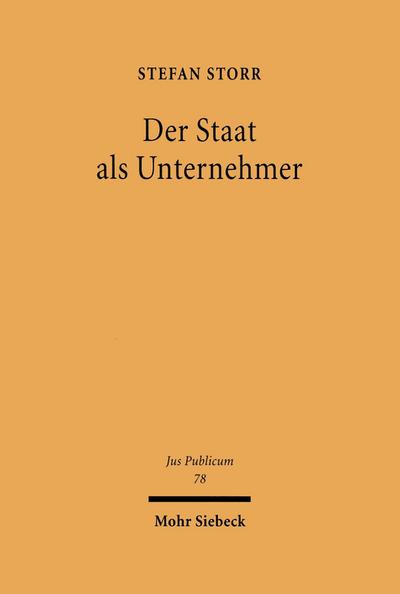 Der Staat als Unternehmer