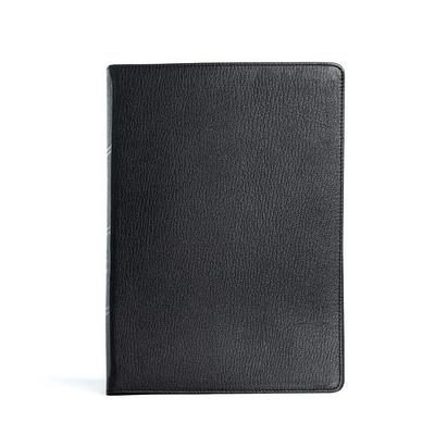 CSB Spurgeon Study Bible, Holman Handcrafted Collection, Black Premium Goatskin