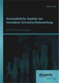 Grundsätzliche Aspekte der monetären Schutzrechtsbewertung: Aktuelle Fachmeinungen