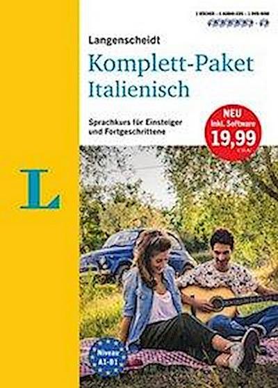 Langenscheidt Komplett-Paket Italienisch, 2 Bücher, 6 Audio-CDs, 1 DVD-ROM, MP3-Download