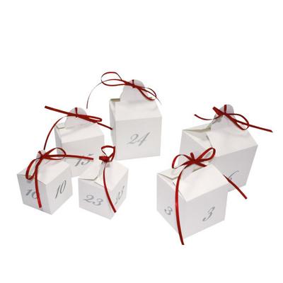 ROTH Adventskalender zum Befüllen - 24 Adventswürfel mit 24 Boxen zum befüllen