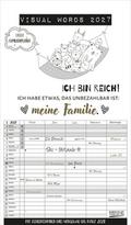 Visual Words Familienplaner 2027