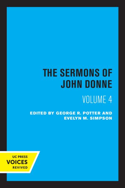 The Sermons of John Donne, Volume IV