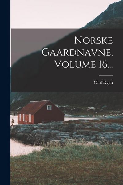 Norske Gaardnavne, Volume 16...