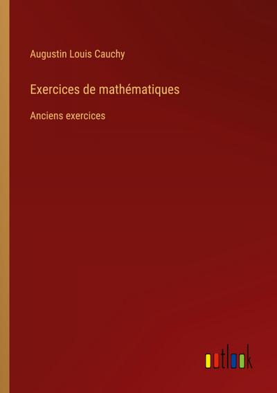 Exercices de mathématiques