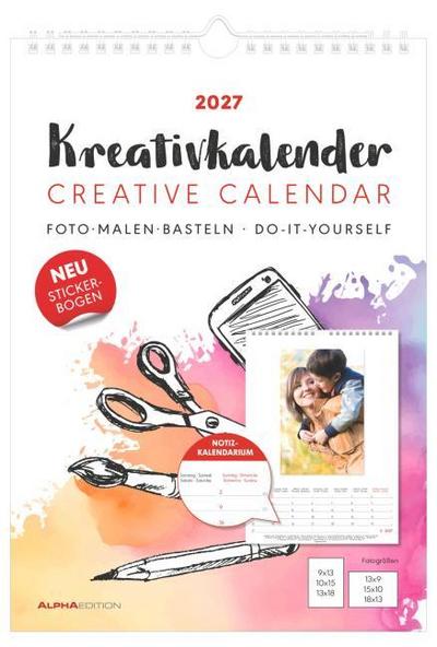 Kreativkalender A4 Notiz 2027
