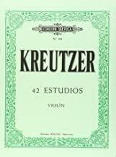 42 estudios : para violín