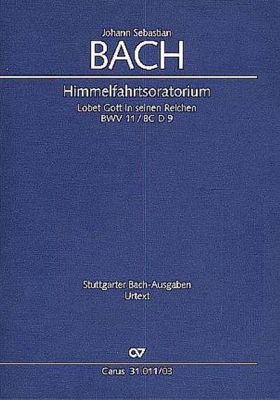 Kantate Nr.11 D-Dur (Himmelfahrtsoratorium), Klavierauszug (Leisinger)
