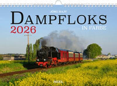 Dampfloks in Farbe Kalender 2026