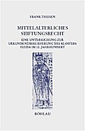 Mittelalterliches Stiftungsrecht