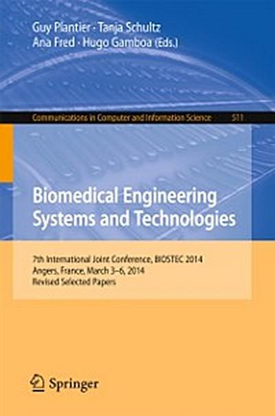 Biomedical Engineering Systems and Technologies