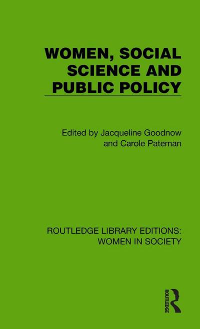 Women, Social Science and Public Policy