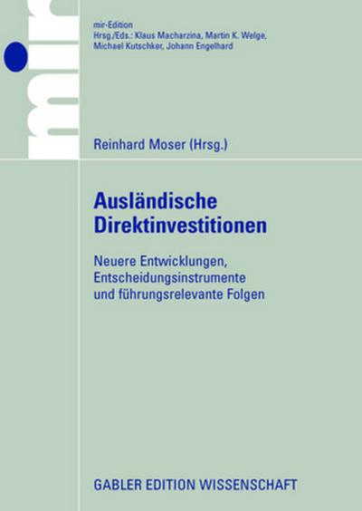 Ausländische Direktinvestitionen:
