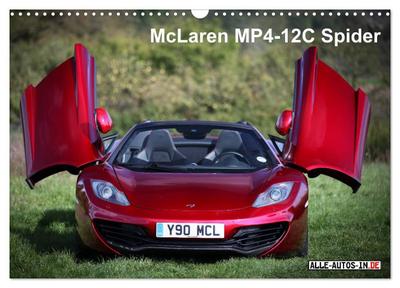 McLaren MP4-12C Spider (Wandkalender 2026 DIN A3 quer), CALVENDO Monatskalender