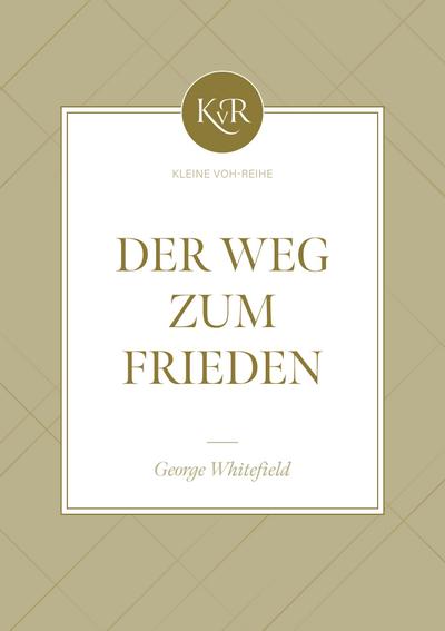 Der Weg zum Frieden