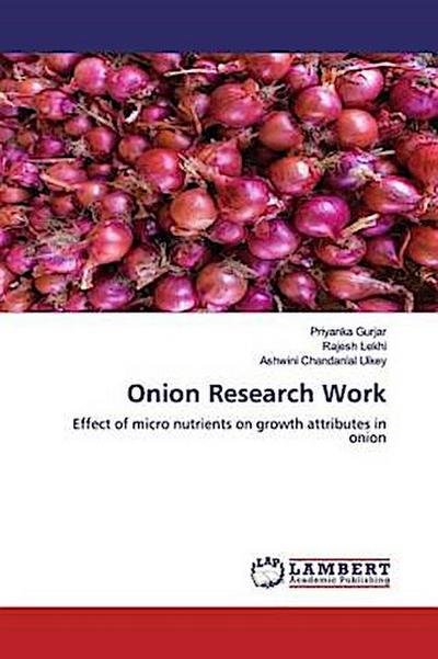 Onion Research Work