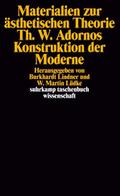 Materialien zur ästhetischen Theorie - Theodor W. Adornos Konstruktion der Moderne