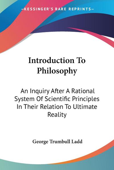 Introduction To Philosophy