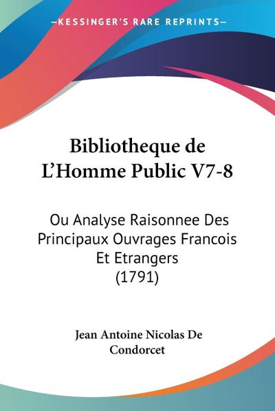 Bibliotheque de L’Homme Public V7-8