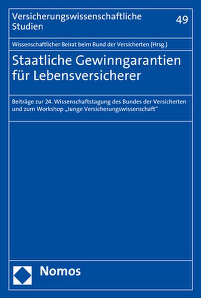 Staatliche Gewinngarantien für Lebensversicherer