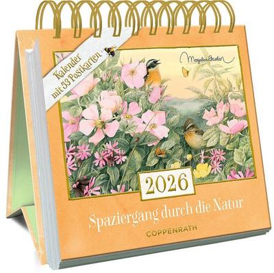 Spaziergang durch die Natur - Kalender mit 53 Postkarten 2026