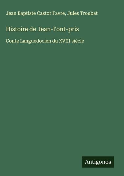 Histoire de Jean-l’ont-pris