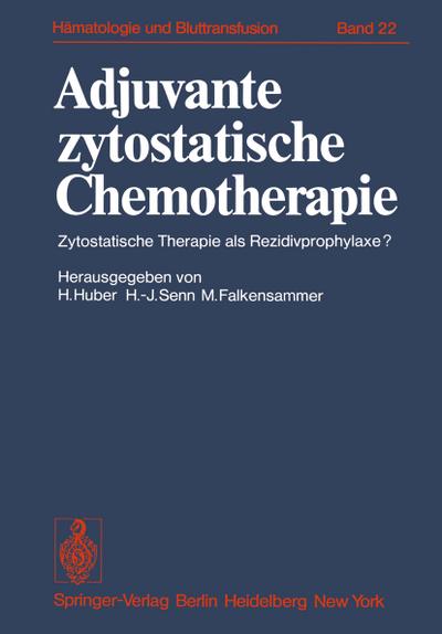 Adjuvante zytostatische Chemotherapie