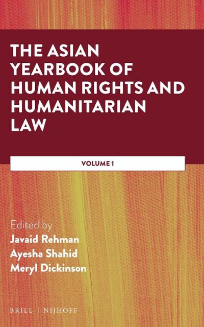 The Asian Yearbook of Human Rights and Humanitarian Law