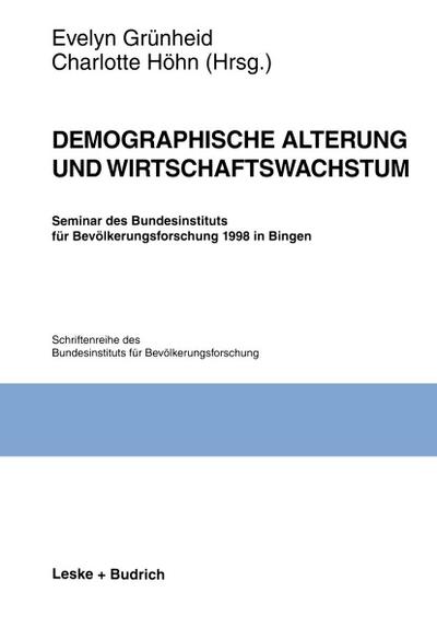 Demographische Alterung und Wirtschaftswachstum