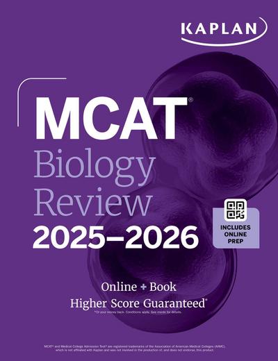 Kaplan Test Prep: MCAT Biology Review 2025-2026