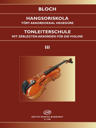 Tonleiterschule op.5 Band 3für Violine